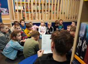 Grupa II w Bibliotece Miejskiej "Przystań"