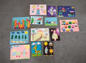 Wyniki między rzedszkolnego konkursu plastycznego pt. "W świecie matematyki"